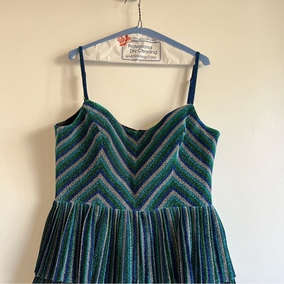 Dress the Population Kathy Dress in Electric Blue Multi - Picture 7 of 17